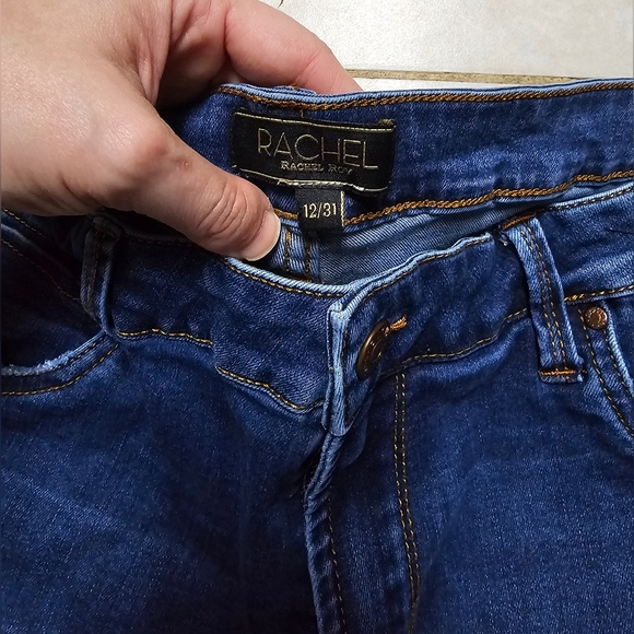 Rachel by Rachel Roy Jean denim shorts 12 / 31 - Picture 4 of 5